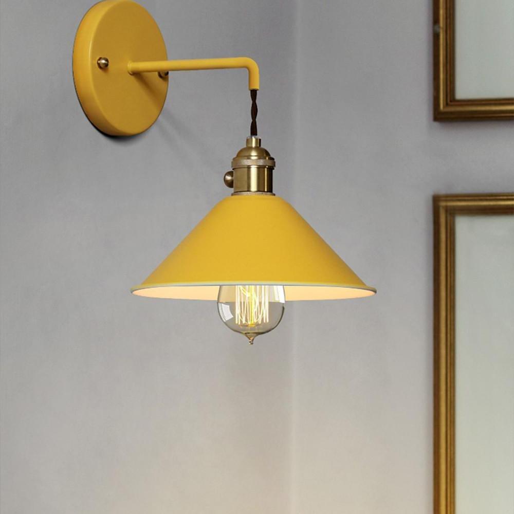 Funnel LED Wall Sconce in Nordic Style for Bedroom and Hotel