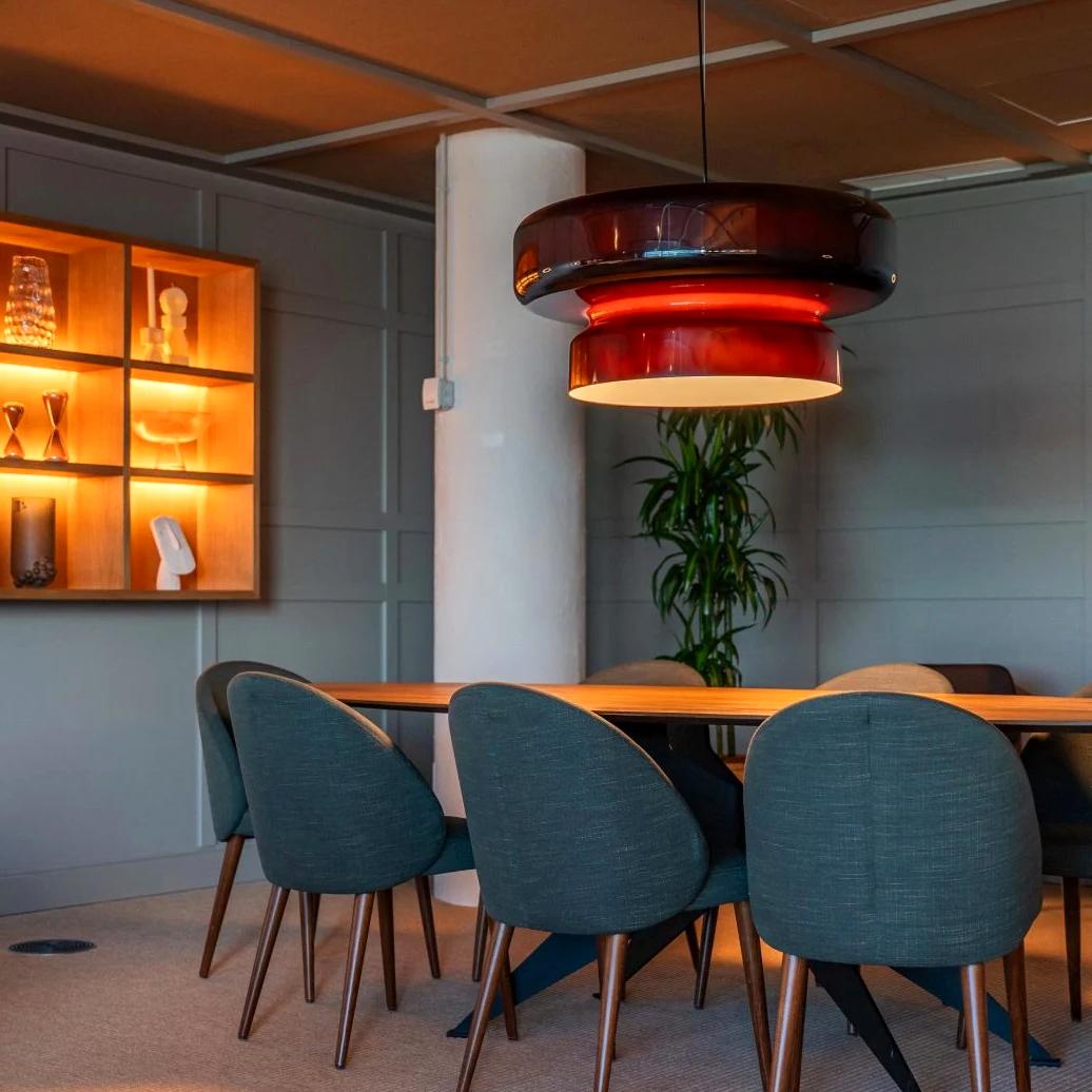2024 Nordic Glass Hanging Lamp For Ceiling Led Home Decor Lustres Big Glass Kitchen Pendant Light Dining Table Living Room