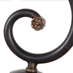 Arched European Lantern Floor Lamp for Outdoor Garden and Patio Lighting