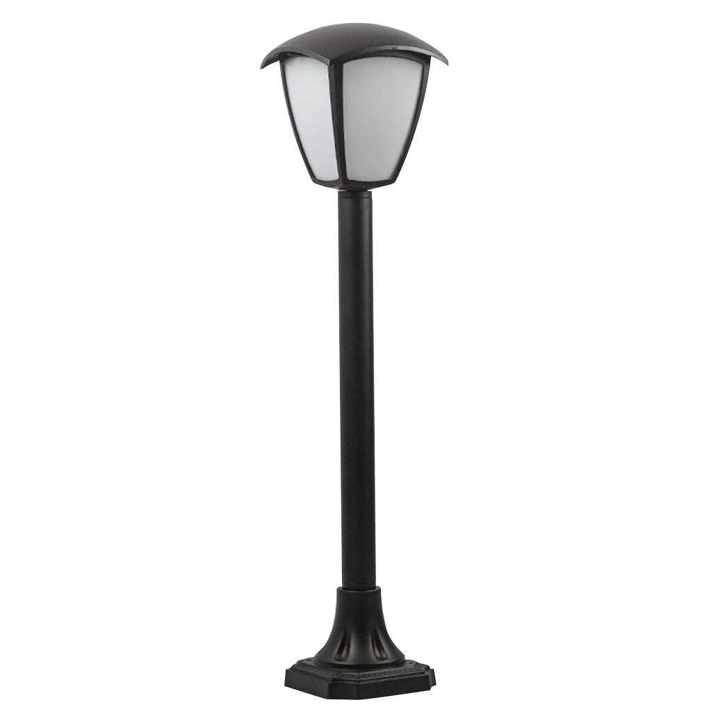 European Outdoor Landscape Lighting Fixture with Black Iron Frame