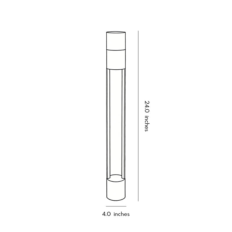Minimalist LED Bollard Light for Pathways and Gardens