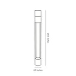 Minimalist LED Bollard Light for Pathways and Gardens