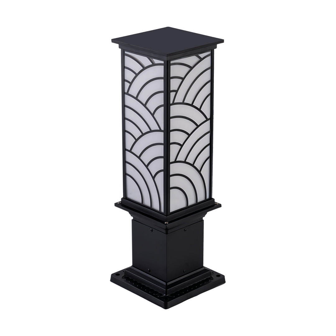 Modern Outdoor Bollard Light | Die-Cast Aluminum Landscape Lamp