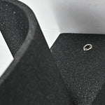 Curved LED Outdoor Wall Light in Matte Black, Minimalist Waterproof Sconce