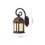 European Cast Aluminum Outdoor Wall Sconce with Clear Glass Shade