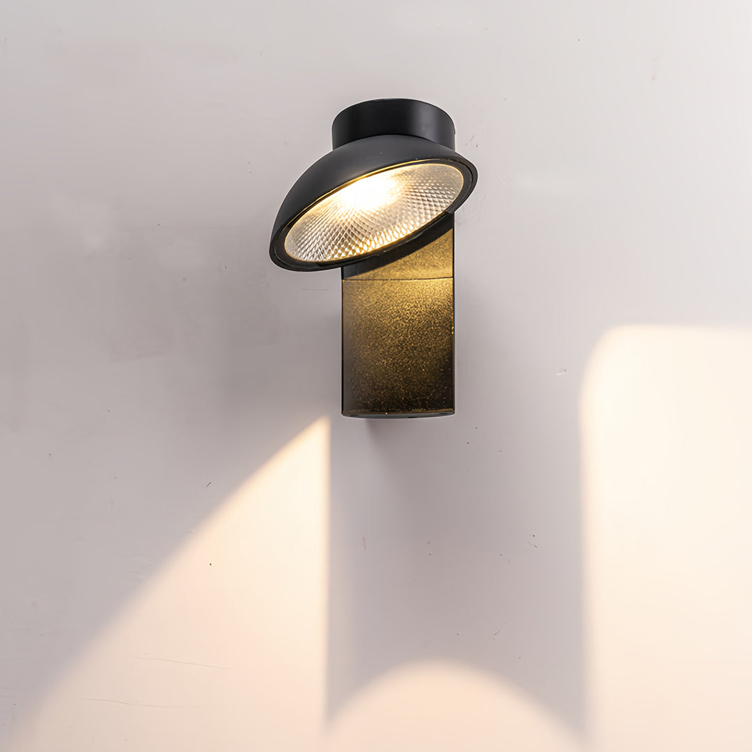 Aluminum LED Outdoor Wall Sconce, IP65 Waterproof Minimalist Light