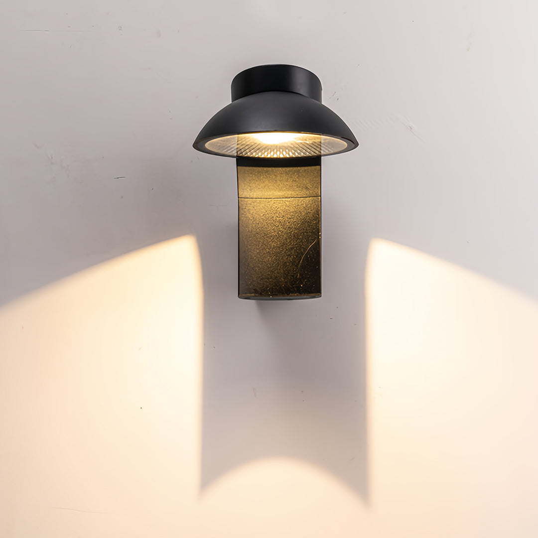 Aluminum LED Outdoor Wall Sconce, IP65 Waterproof Minimalist Light