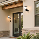 Modern Outdoor Wall Sconce with Warm LED Glow