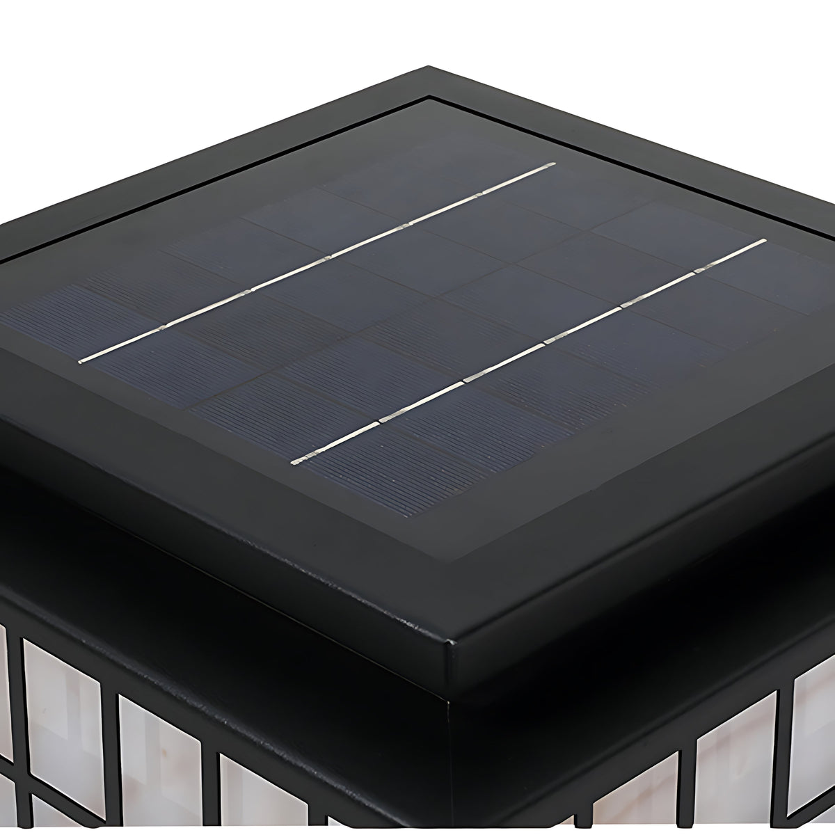 Stainless Steel Solar Pillar Lights with Alabaster Shade for Modern Courtyards