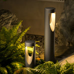 Modern LED Bollard Path Light with Warm 3000K Glow for Courtyard and Garden