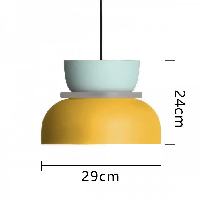 Nordic Simple Macaron Acrylic Chandelier