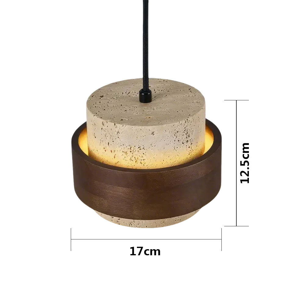 Retro Stone Wabi Sabi Pendant Light