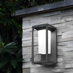Modern Square LED Outdoor Wall Light, Waterproof Aluminum Sconce
