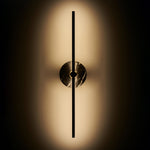 Zylaro Stone Wall Light – Brushed Brass & Marble LED Sconce