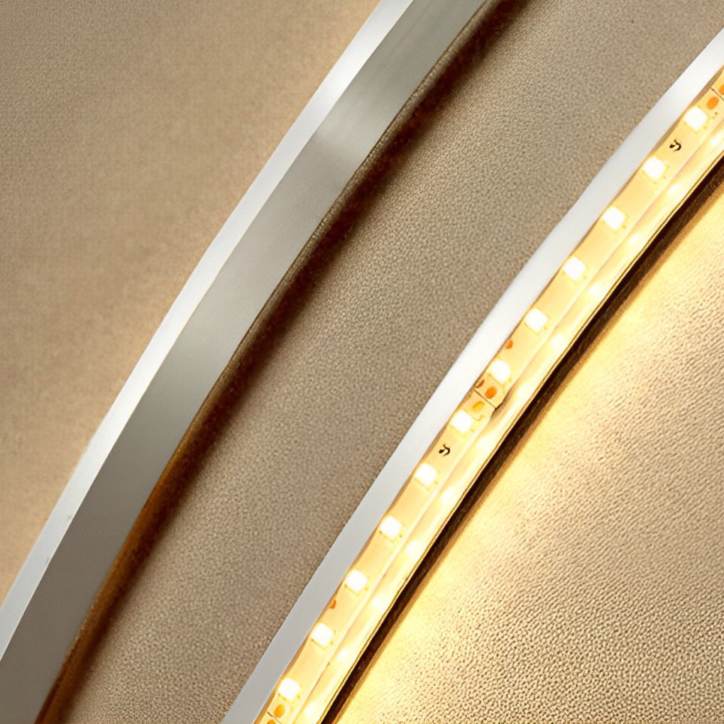 Feather LED Wall Sconce in White and Gold for Modern Interiors