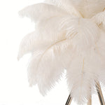 Feather Table Lamp Nordic Tripod Bedside Lighting with 3 Color Temperatures