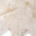 Feather Table Lamp Nordic Tripod Bedside Lighting with 3 Color Temperatures