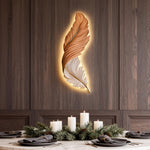 Feather Wall Lamp Art Deco LED Sconce for Modern Interiors