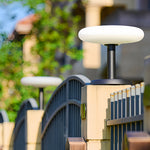 Aria Solar Post Light – Modern Aluminum LED Pillar Lamp for Garden & Patio