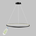 Round Geometric 30 Watt Single Ring Integrated Led Modern Bedroom Pendant
