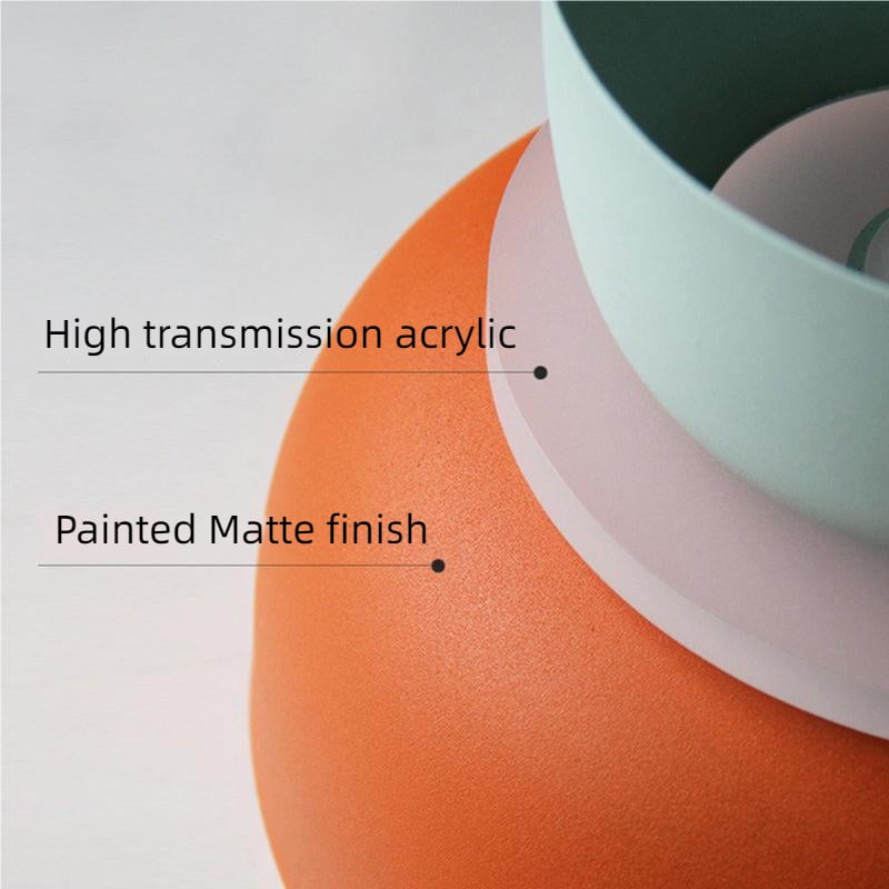Nordic Simple Macaron Acrylic Chandelier
