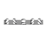 Chrome LED Vanity Light for Bathroom Mirror, Modern Minimalist Wall Mount