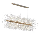 12 Light Firework Island Light G9 Led Crystal Strings Pendant Lights