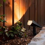 Solar Spike Spotlight with Adjustable Head for Garden and Landscape