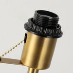 Sculptural Wooden Floor Lamp with Pleated Fabric Shade