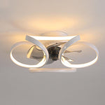 Modern Flower LED Ceiling Fan Light with Remote Control