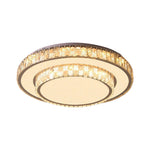 Lumière Crystal Flush Mount Ceiling Light in Chrome