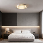 Lumière Crystal Flush Mount Ceiling Light in Chrome