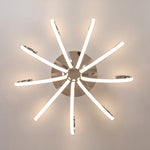 Nordic LED Flush Mount Ceiling Light with Dimmable Silicone Shade