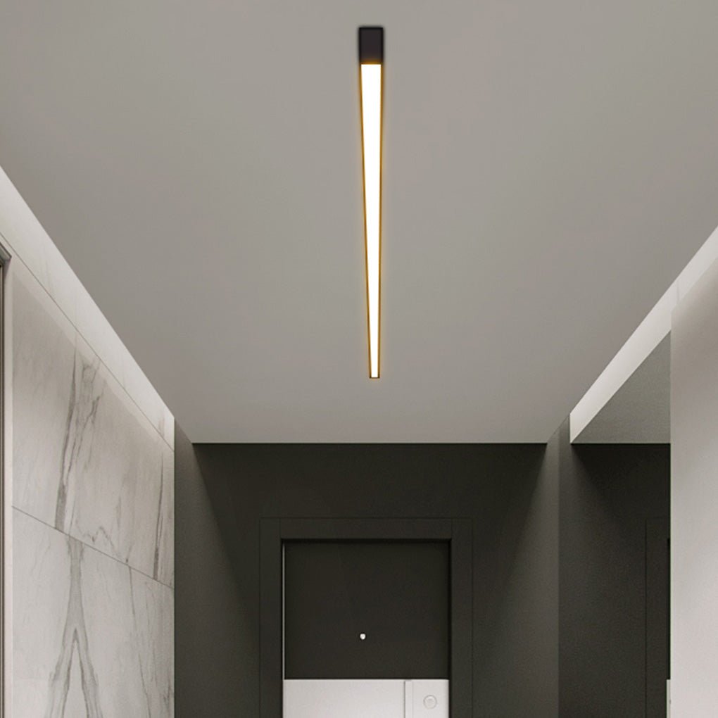 Minimalist LED Ceiling Light with Stepless Dimming and Remote Control