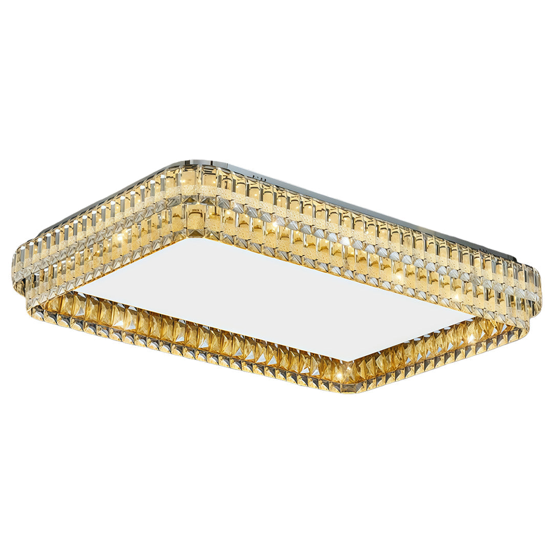 Lumière Crystal Flush Mount Ceiling Light in Chrome
