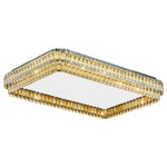Lumière Crystal Flush Mount Ceiling Light in Chrome