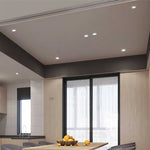 Flush Mount LED Spotlight with Deep Baffle, Full-Spectrum Light