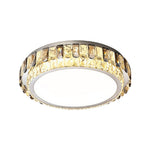 Lumière Crystal Flush Mount Ceiling Light in Chrome