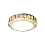 Lumière Crystal Flush Mount Ceiling Light in Chrome