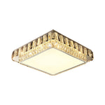Lumière Crystal Flush Mount Ceiling Light in Chrome