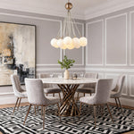 Bubble Glass Chandelier Nordic Gold Modern Pendant Light