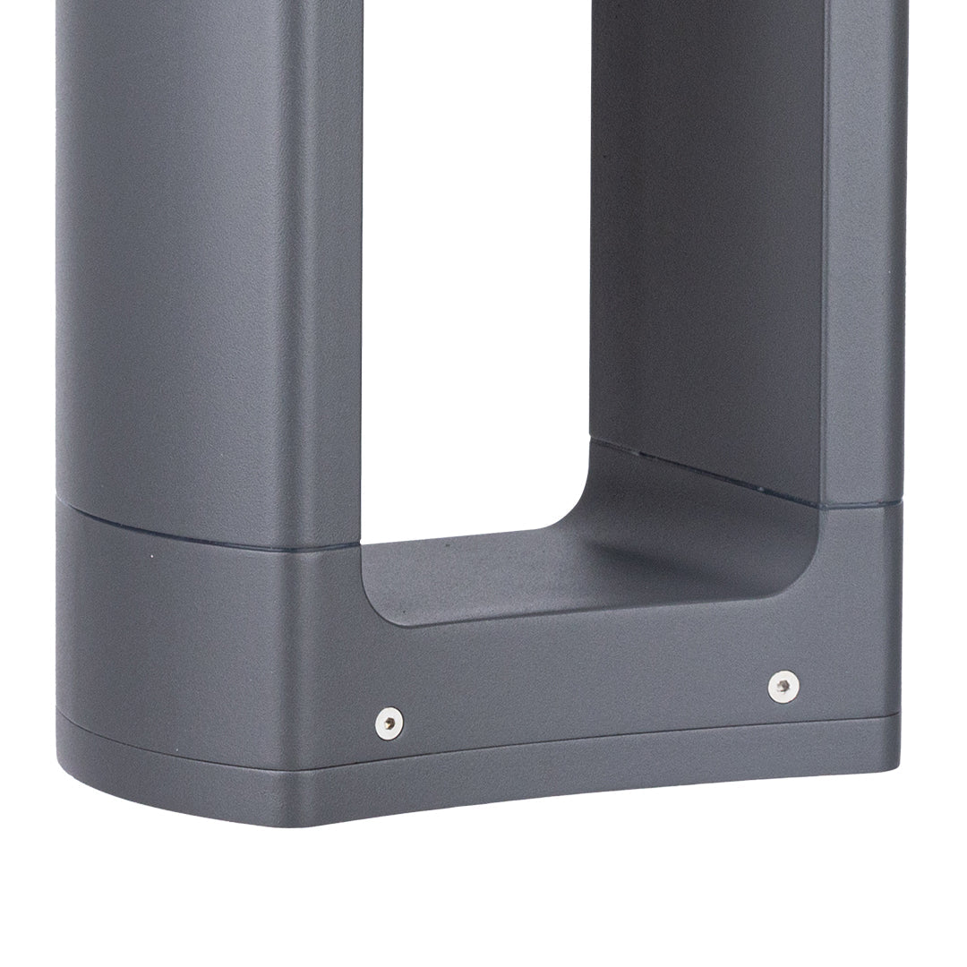 Square LED Bollard Light for Pathways & Gardens – Modern Aluminum Outdoor Lighting