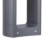 Square LED Bollard Light for Pathways & Gardens – Modern Aluminum Outdoor Lighting