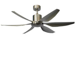 Frequency Conversion 66 Inch Silent Ceiling Fan Lamp 24W Dimming With Remote Control