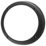 Round LED Outdoor Wall Sconce in Black Aluminum, IP65 Waterproof Minimalist Design