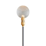 Reed Path Landscape Lighting with Glass Sphere Shade, Outdoor LED Garden Lamp