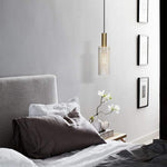 Modern Cylinder LED Pendant Light with Adjustable Cord for Dining and Bedroom