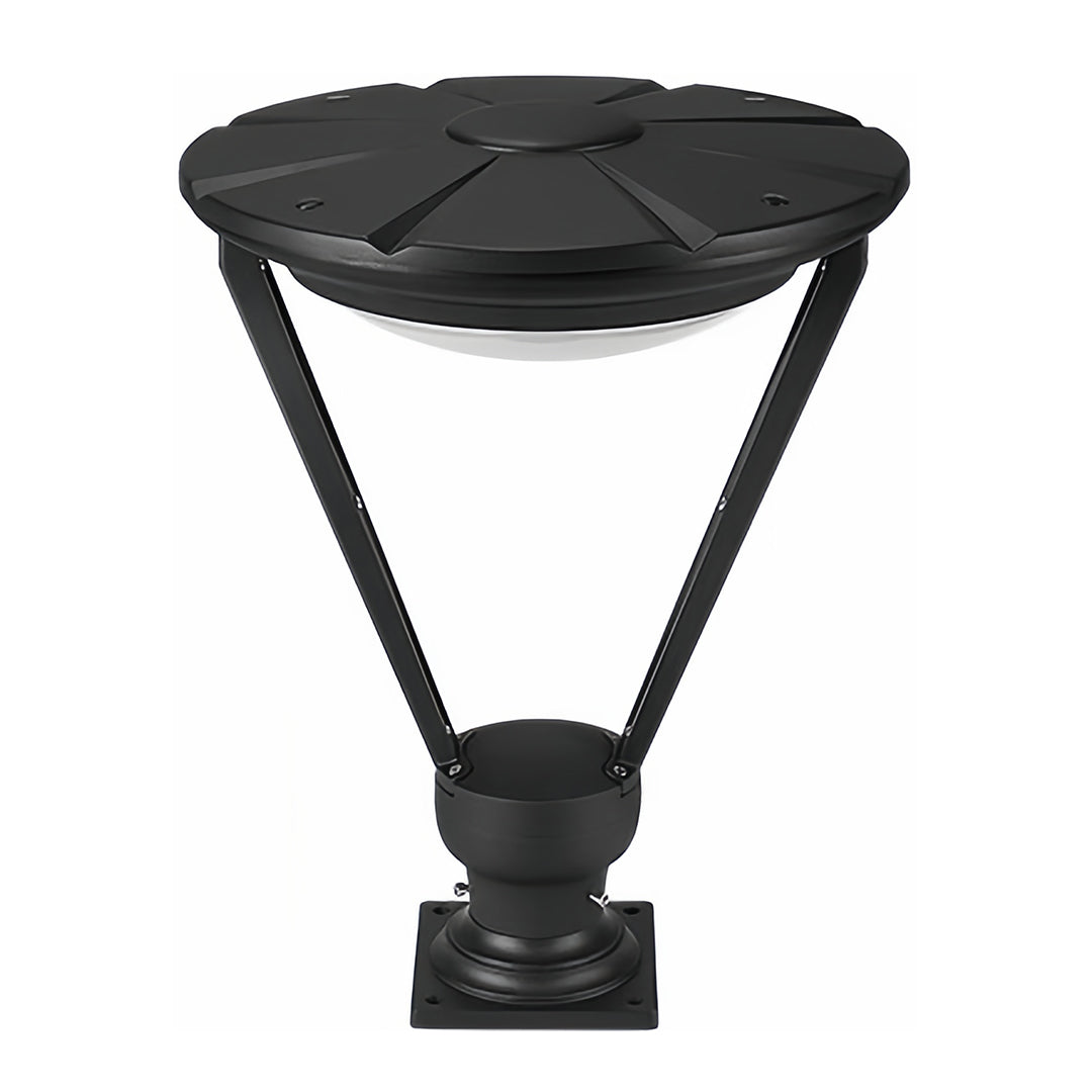Vintage-Inspired Outdoor Pillar Lights with Dual Power Options