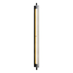 Linear LED Wall Sconce in Black with Up-Down Illumination for Modern Hallways