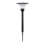 Black Solar Pathway Lights Outdoor Ground Socket Lamp